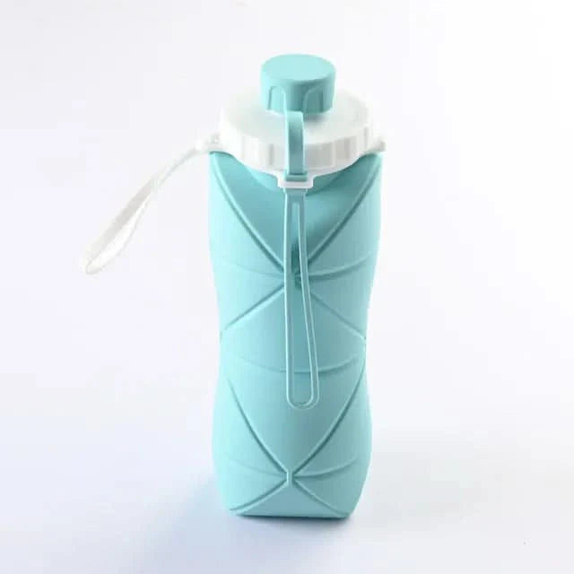 Botella de Agua de Silicona Plegable 600ml