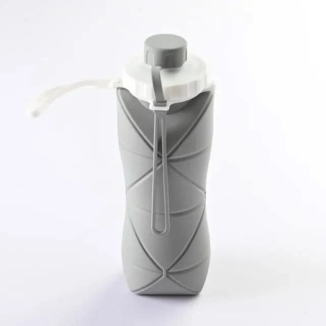 Botella de Agua de Silicona Plegable 600ml