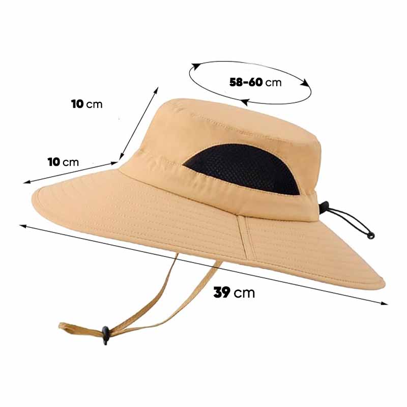 Sombrero de Secado Rapido con Protección Contra el Sol