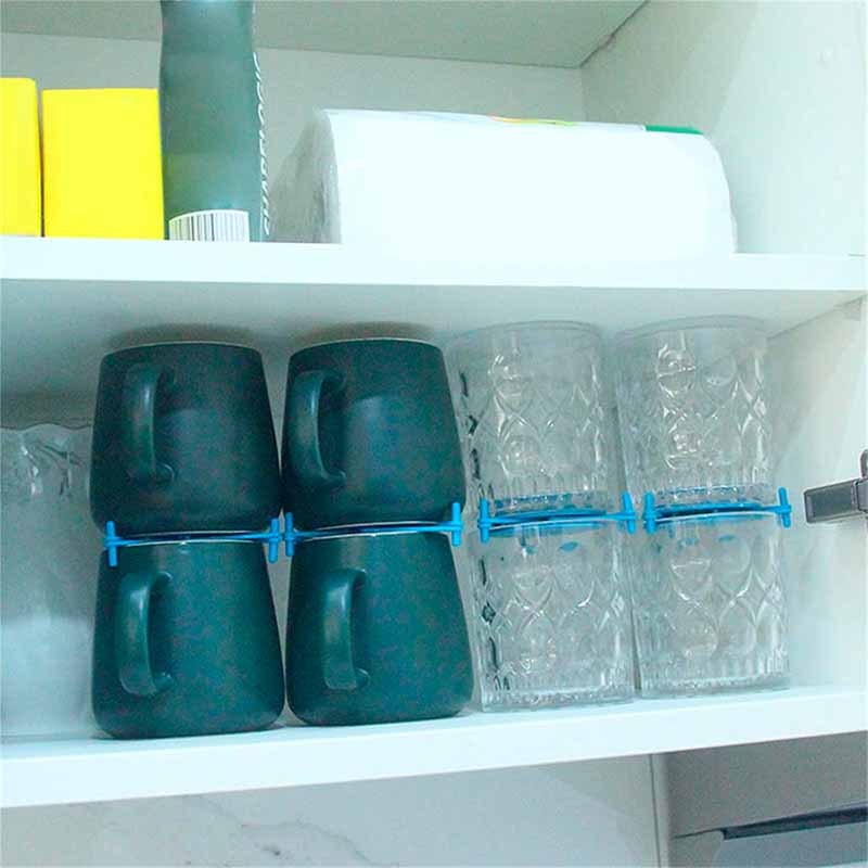 Pack de 4 Organizadores Apilables para Tazas