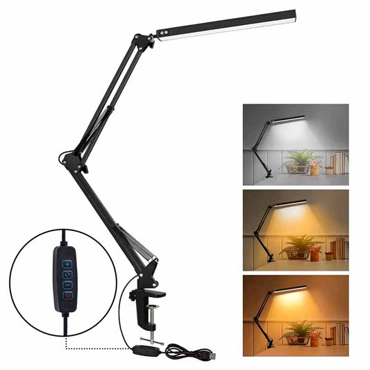 Lampara Articulable para Escritorio de 10w con 3 Modos
