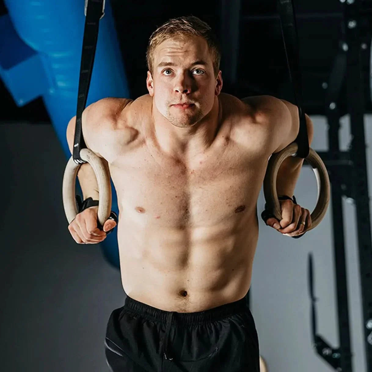 Calleras Hand Straps de Carbono Liso para Entrenamiento Gym