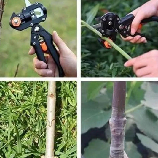 Herramienta para Injertos en Plantas con 3 tipos de Corte
