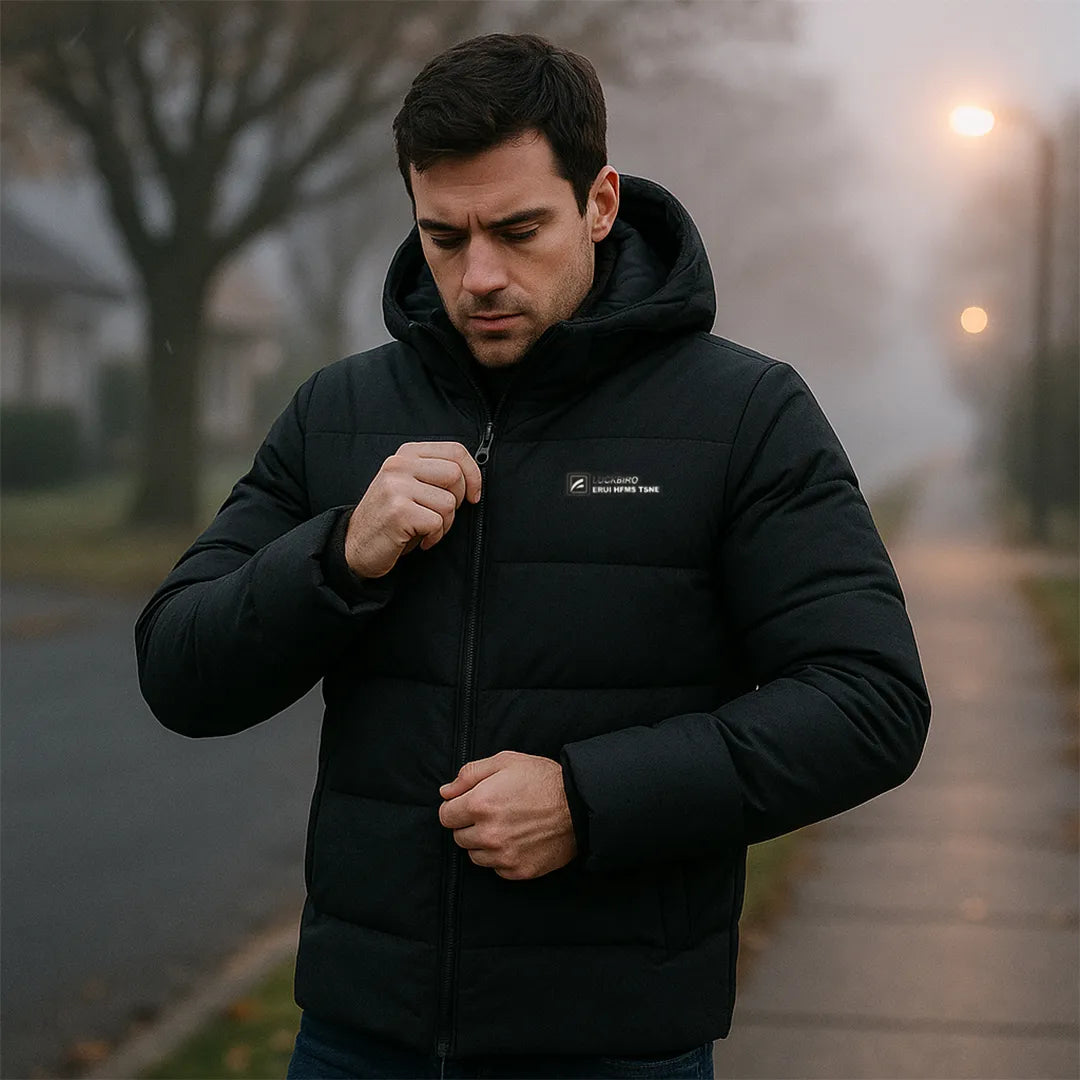 Campera con Capucha Luckbird Repele el Agua