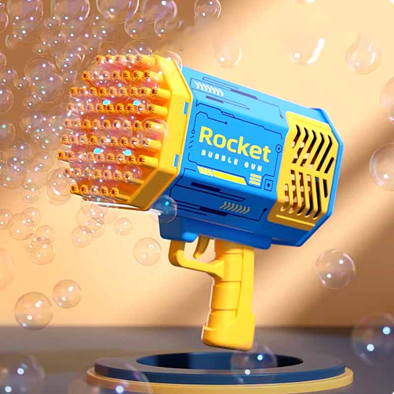 Burbujero Bazooka con 69  Disparadores y Luces Led
