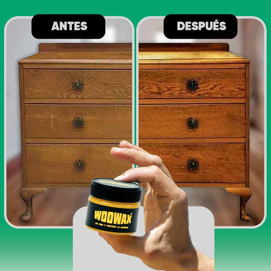 Pack de 3 Lustrador de Muebles y Madera de Cera de Abejas WooWax