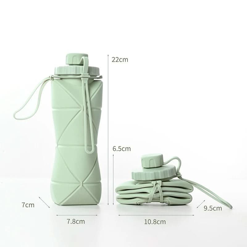 Botella de Agua de Silicona Plegable 600ml
