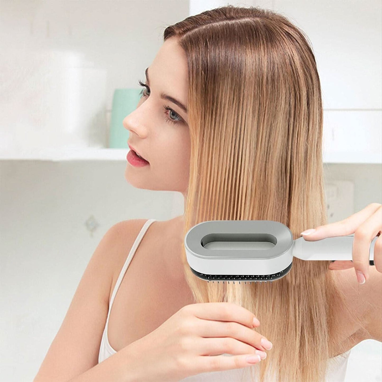 Cepillo de Pelo Autolimpiante
