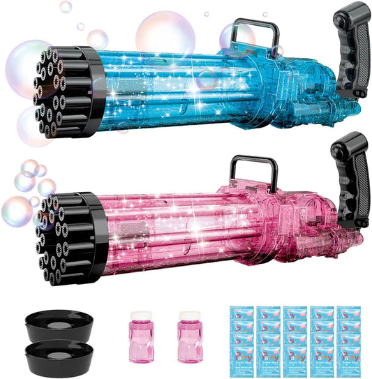 Pistola Burbujero con 21 Disparadores y Luces