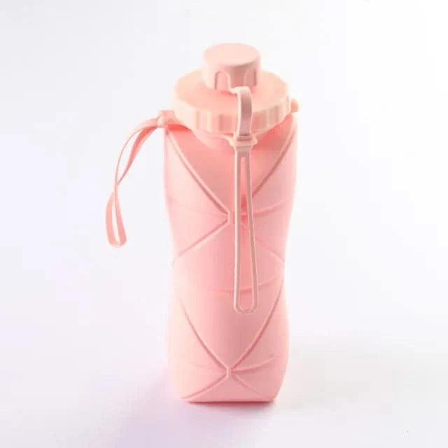 Botella de Agua de Silicona Plegable 600ml