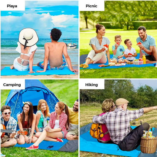 Alfombra de Camping 2x2 mts con Estacas Marca Milgenial