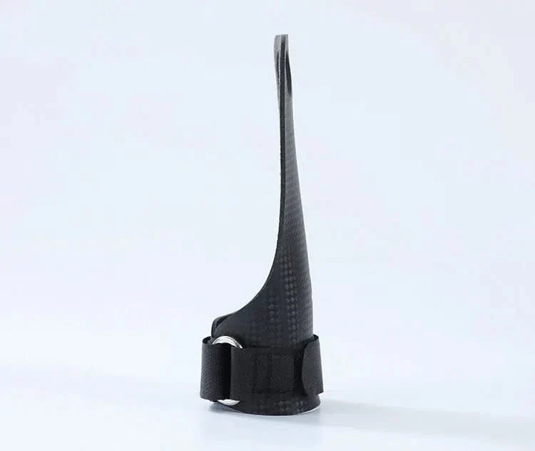 Calleras Hand Straps de Carbono Liso para Entrenamiento Gym