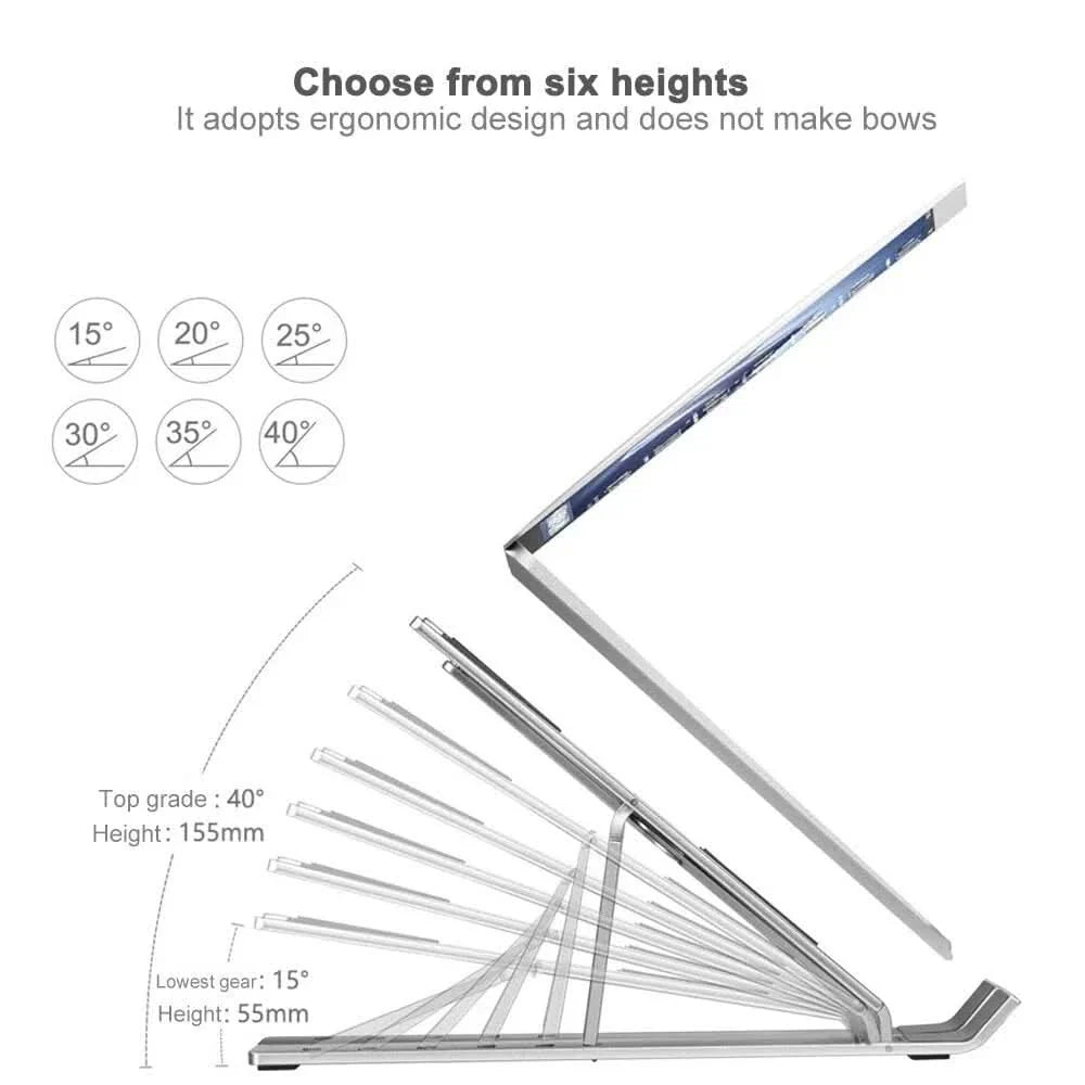 Soporte Plegable de Aluminio Para Notebook