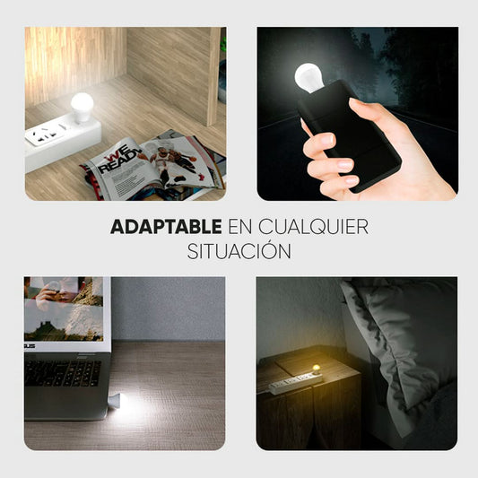 Pack de 5 Lamparas Led con Conexión USB