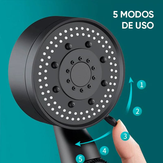 Cabezal de Ducha Okome 5 en 1 Marca Milhome