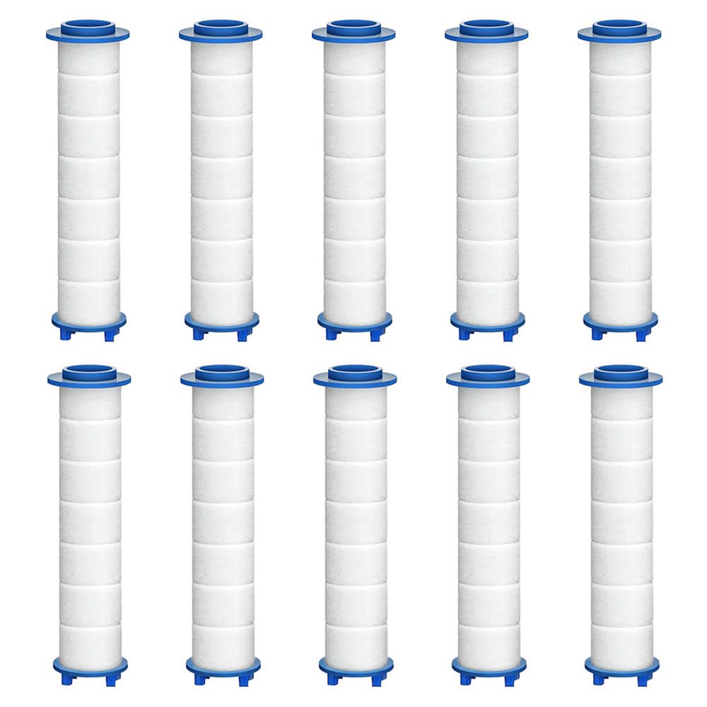 Pack de 10 Repuestos de Filtro de Algodon para Ducha OKOME