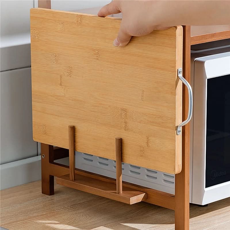 Organizador de Cocina 2 Estante de Bambú Milhome