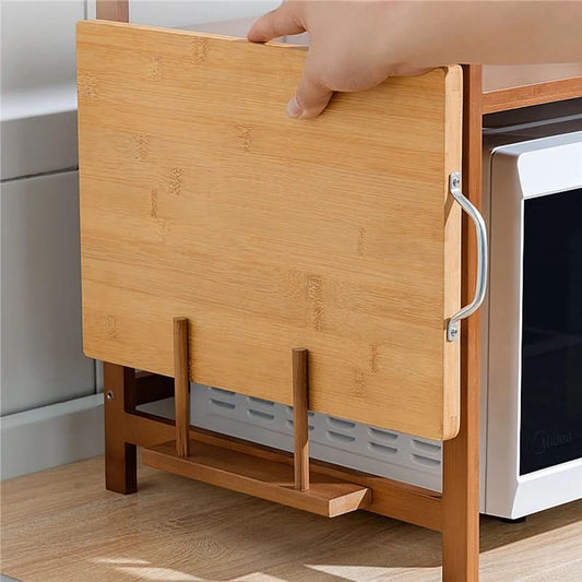 Organizador de Cocina 2 Estante de Bambú Milhome