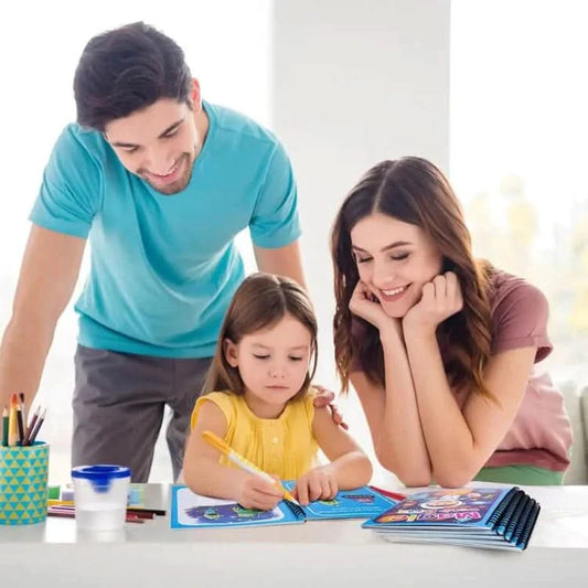 Set de 2 Libros Coloreables con Agua para Niños