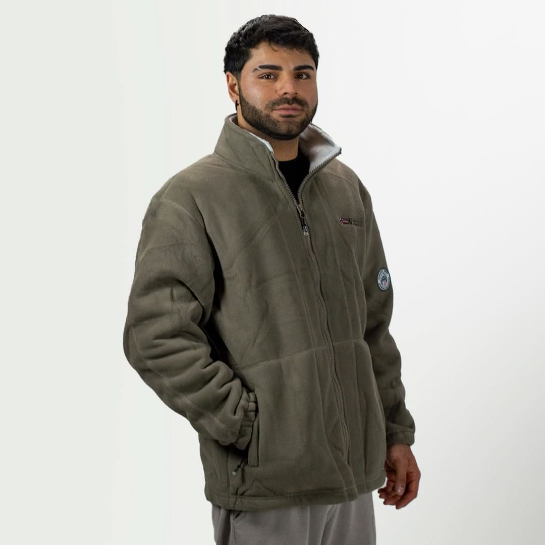 Campera Polar flec de Invierno para Hombre