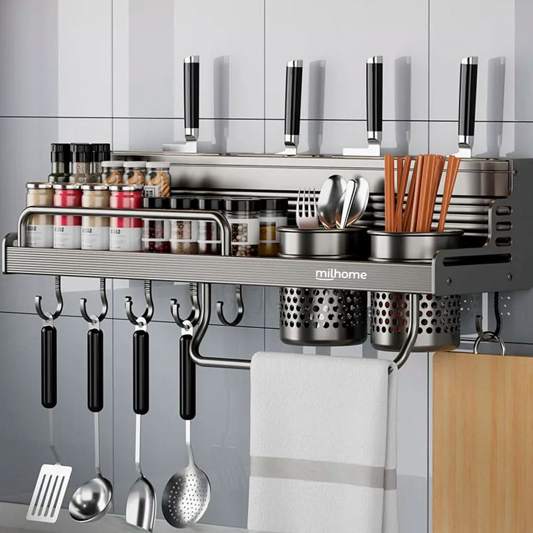 Estante Multifuncional Brekke de Cocina Marca Milhome
