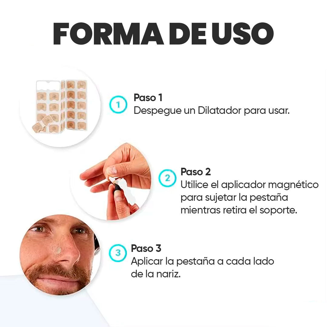 Kit Magnetico de Respiración y Dilatador Nasal