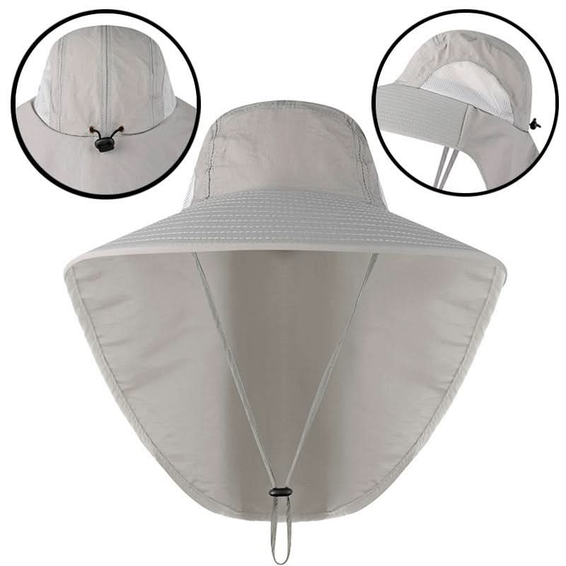 Sombrero con Solapa con Protección para el Cuello