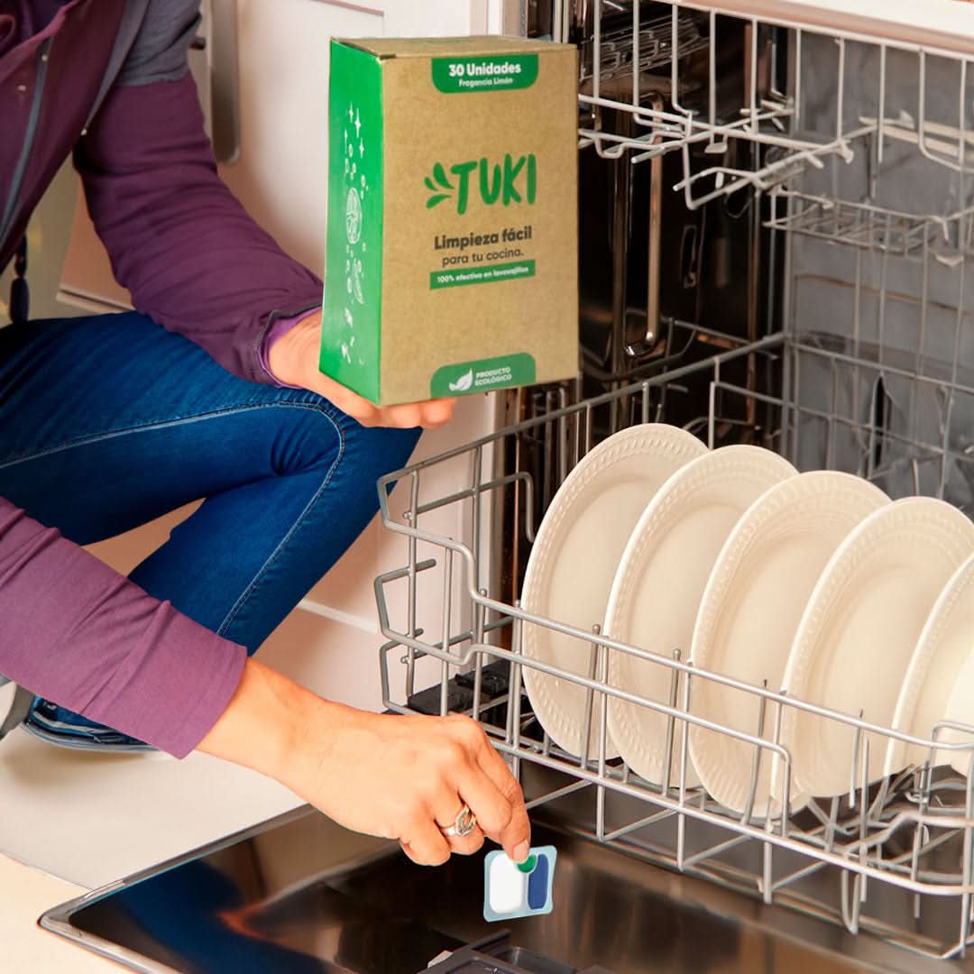 Capsulas Tuki Ecologicas para Lavavajillas Aroma Citrico