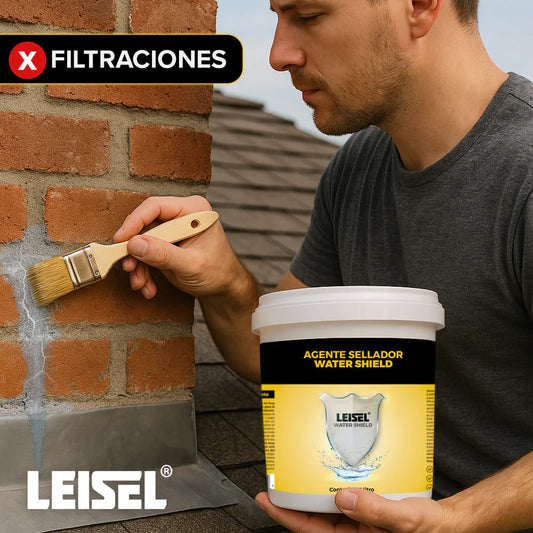 Pack de 3 Agente Sellador Water Shield Marca Leisel 1 Litro