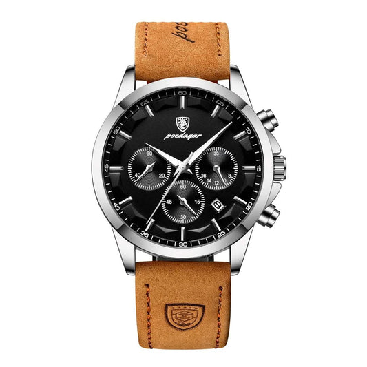 Reloj Benyar de Cuarzo para Hombre Pulsera de Cuero