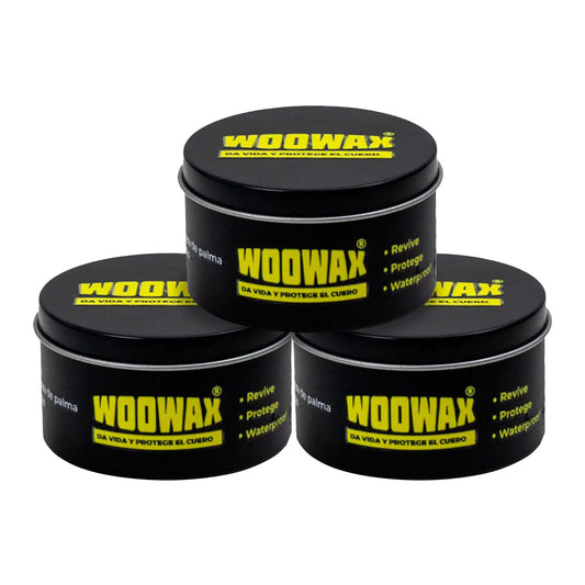 Pack de 3 Protector y Revividor de Cuero Woowax
