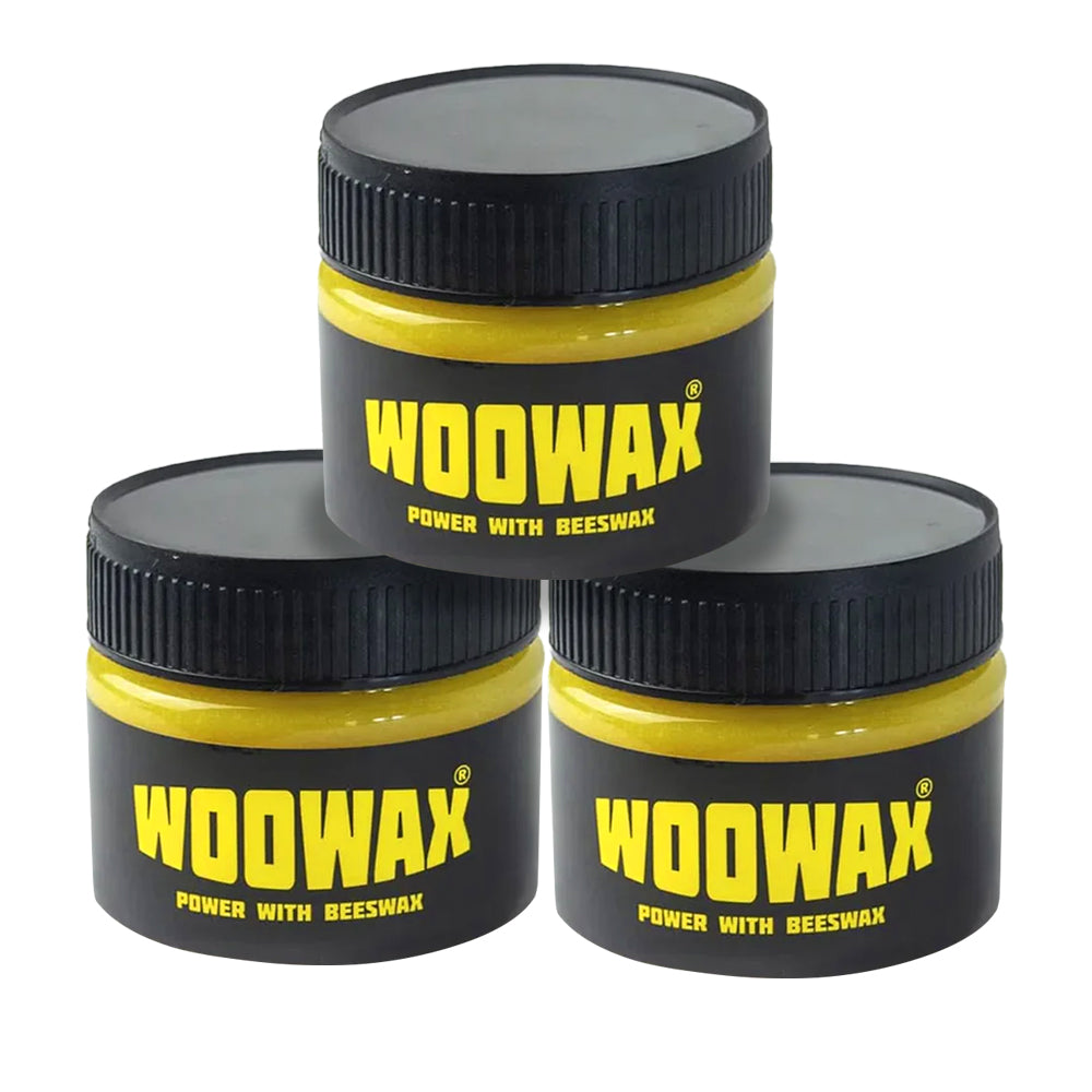 Pack de 3 Lustrador de Muebles y Madera de Cera de Abejas WooWax